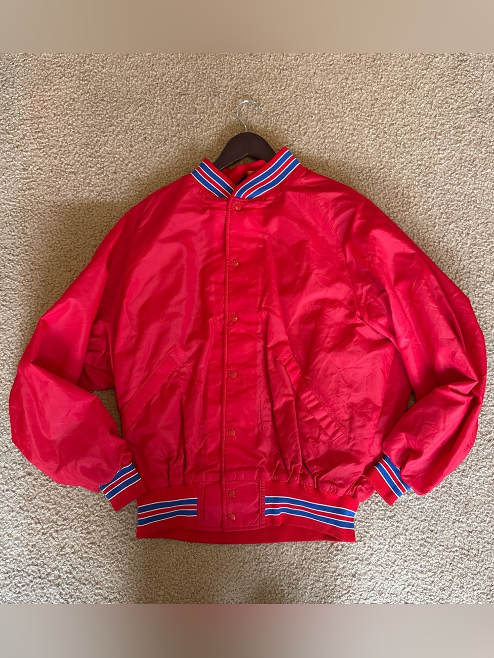 Vintage pla-jac “king ropes” bomber windbreaker from the 80s